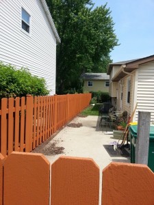 Fence Painting - Buffalo Grove IL